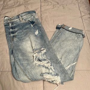 Eunina womens jeans high rise boyfriend size 13